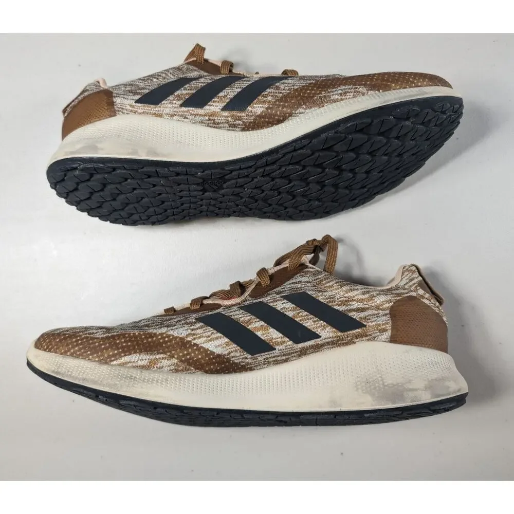 Adidas Shoes Mens Size 8.5 Purebounce+ Raw Desert Brown Tan Sneakers - Picture 8 of 8